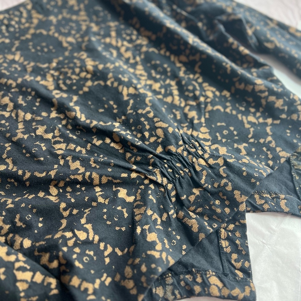 VTG 90s MINT Jonathan Miller London navy caramel suit leopard S/M matching set - Picture 10 of 16